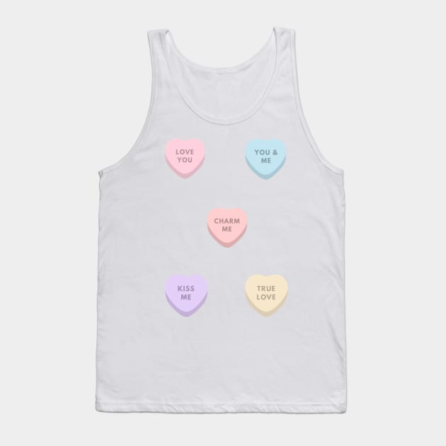 valentine's candy Tank Top by little-axii